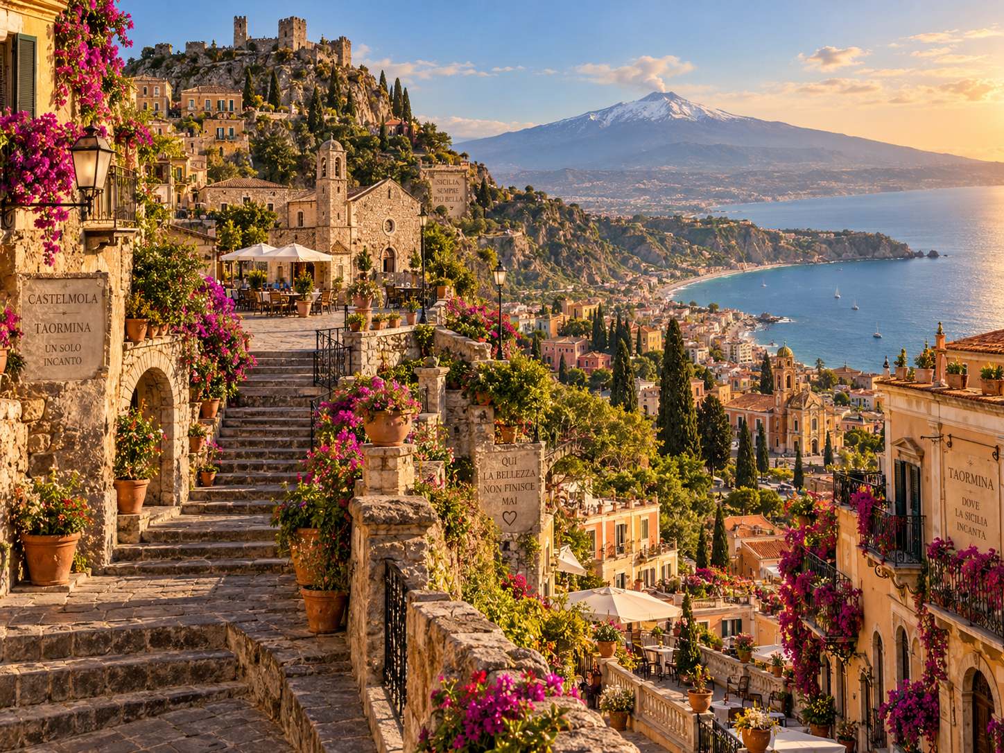 Castelmola & Taormina private tour
